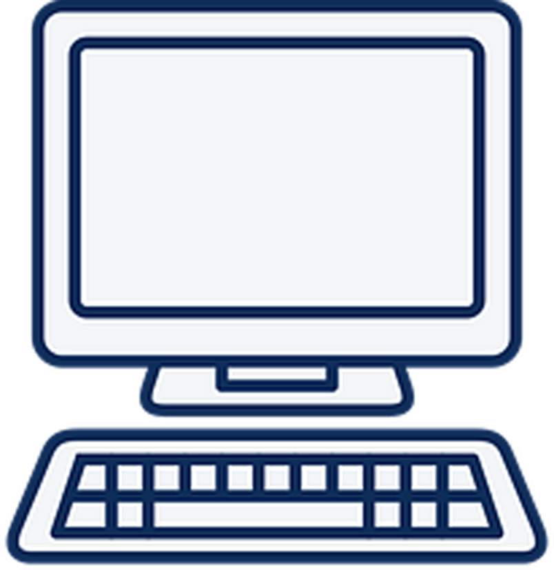 Desktop Computer Illustration